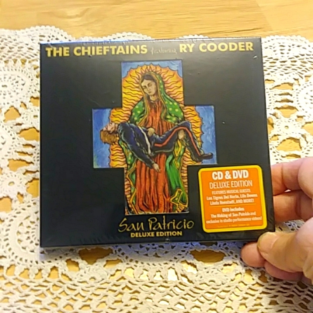 ry cooder cd with dvd, new in plastic